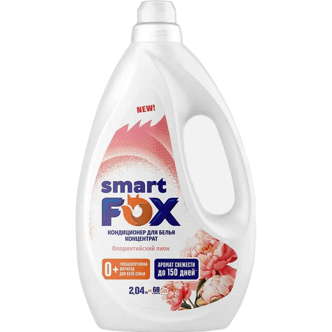Кондиционер для белья 2,04 л SMART FOX, Флорентийский пион