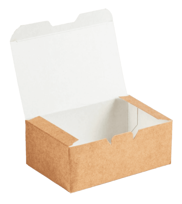 Коробка для наггетсов, крыльев, фри 115*75*45 мм ECO FAST FOOD BOX S, КРАФТ