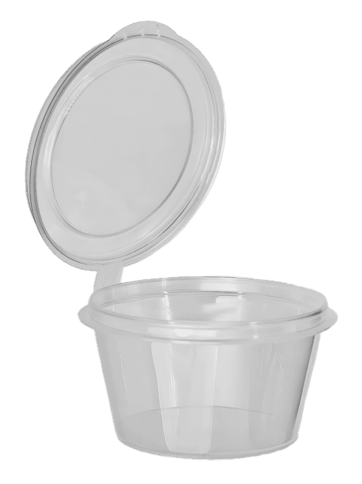 Соусник 50 мл NEW прозрачный с верхним закрытием