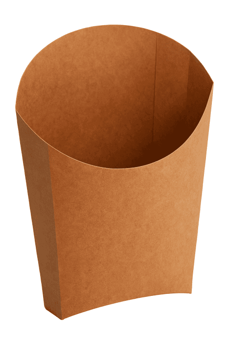 Коробка для картофеля фри 100 г ECO FRY М Pure Kraft 105*50*110 мм
