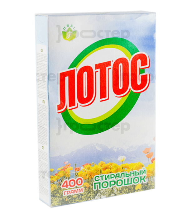 Стиральный порошок 400 г "ЛОТОС" Стиральный порошок 400 г "ЛОТОС"