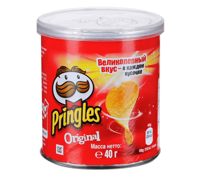 Чипсы "Pringles" 40г, Оригиналные Чипсы "Pringles" 40г, Оригиналные