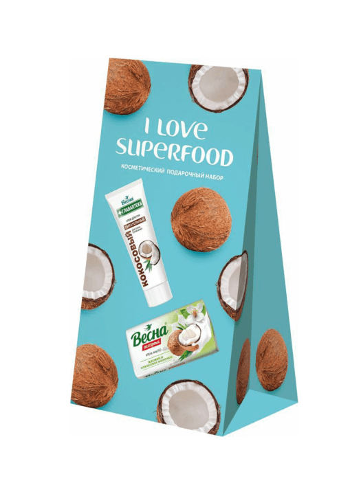 Поадрочный набор "Love Superfood" Весна/Гель для душа + скраб для тела 490 гр Поадрочный набор "Love Superfood" Весна/Гель для душа + скраб для тела 490 гр